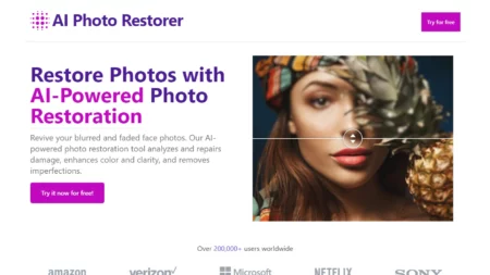 ai photo restorer website