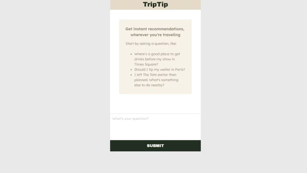 triptip website
