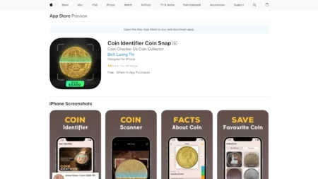 coin identifier coin snap website
