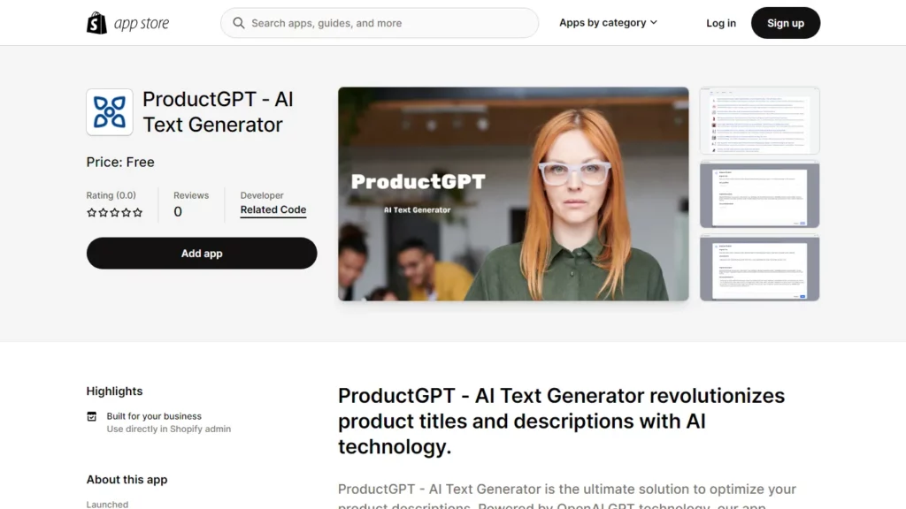 productgpt website