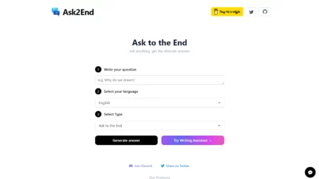 ask2end website