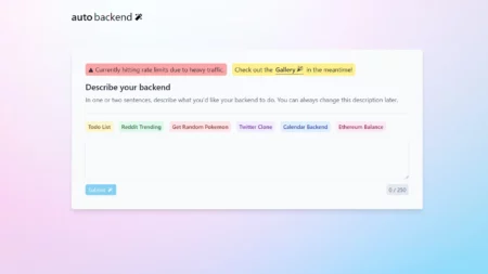 auto backend website