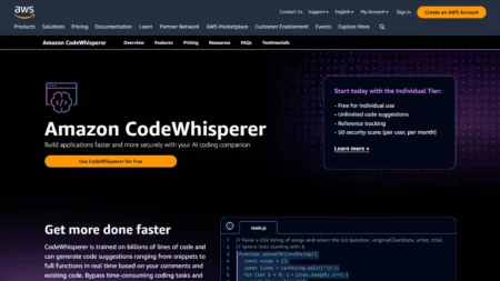 amazon codewhisperer website