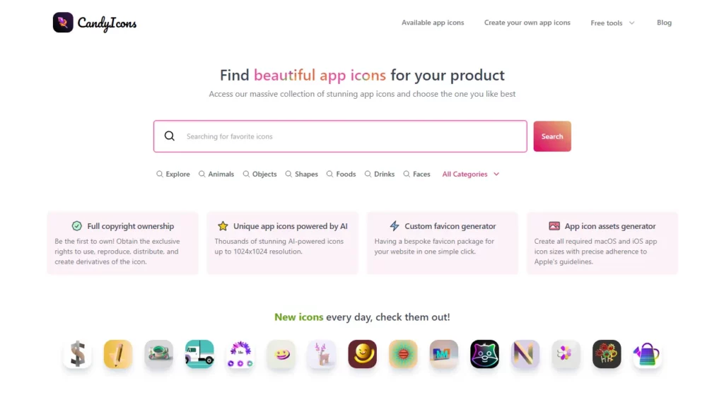 candyicons website