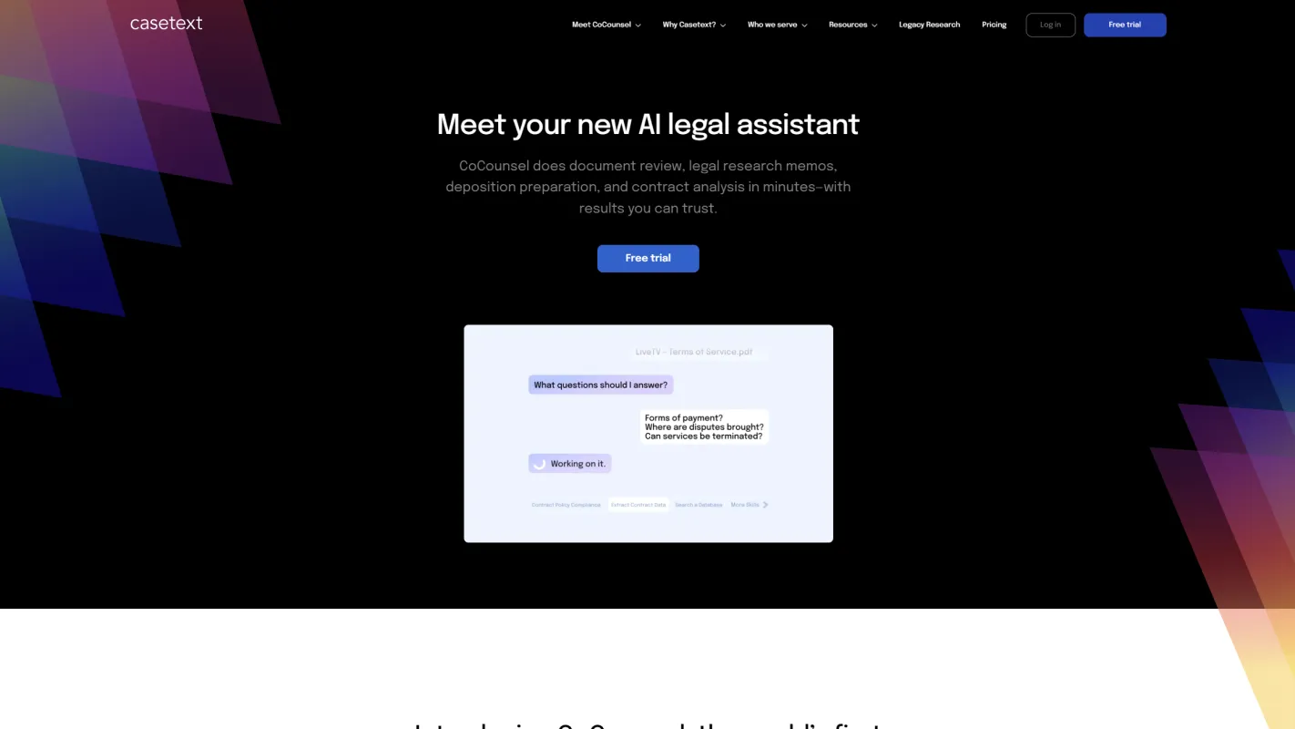 Casetext Overview 2024 Pricing And Best Features