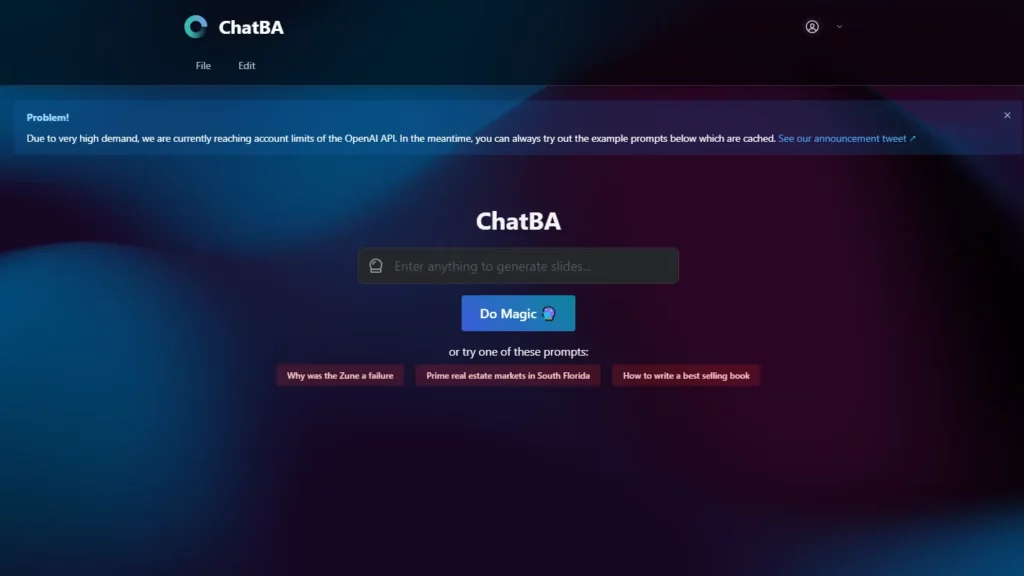 chatba website