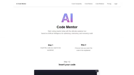 ai code mentor website