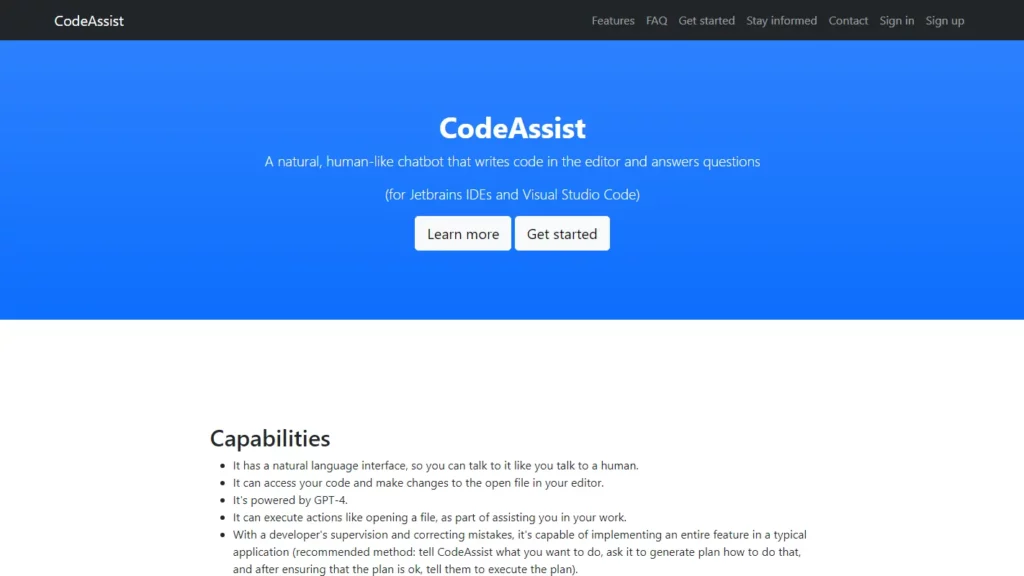code assist website