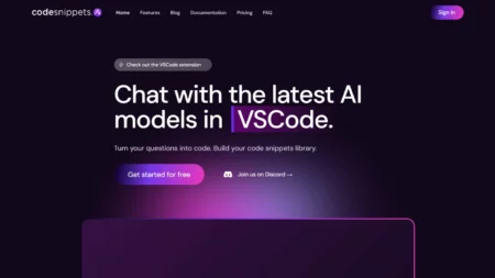 codesnippets ai website