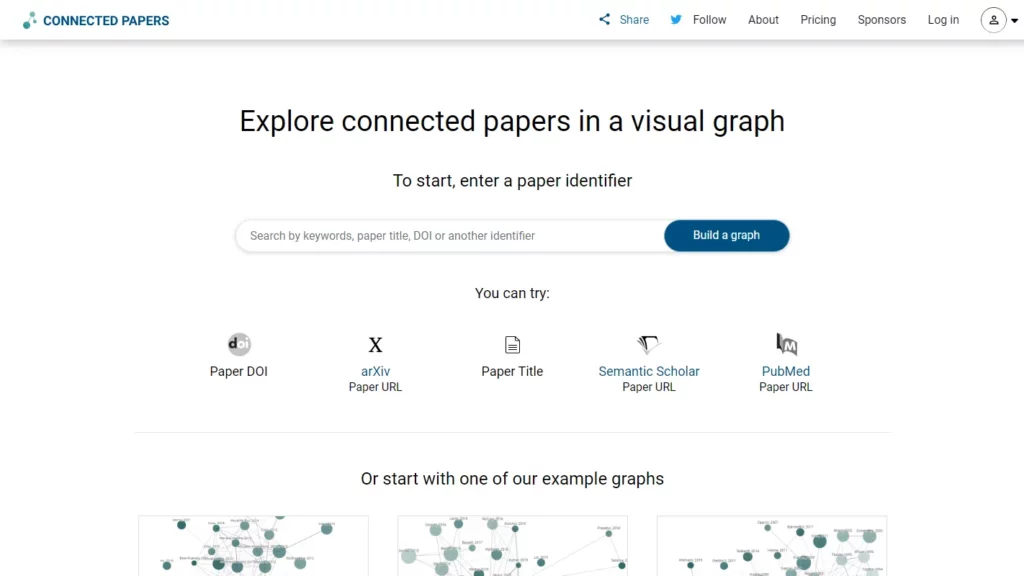 connected papers website