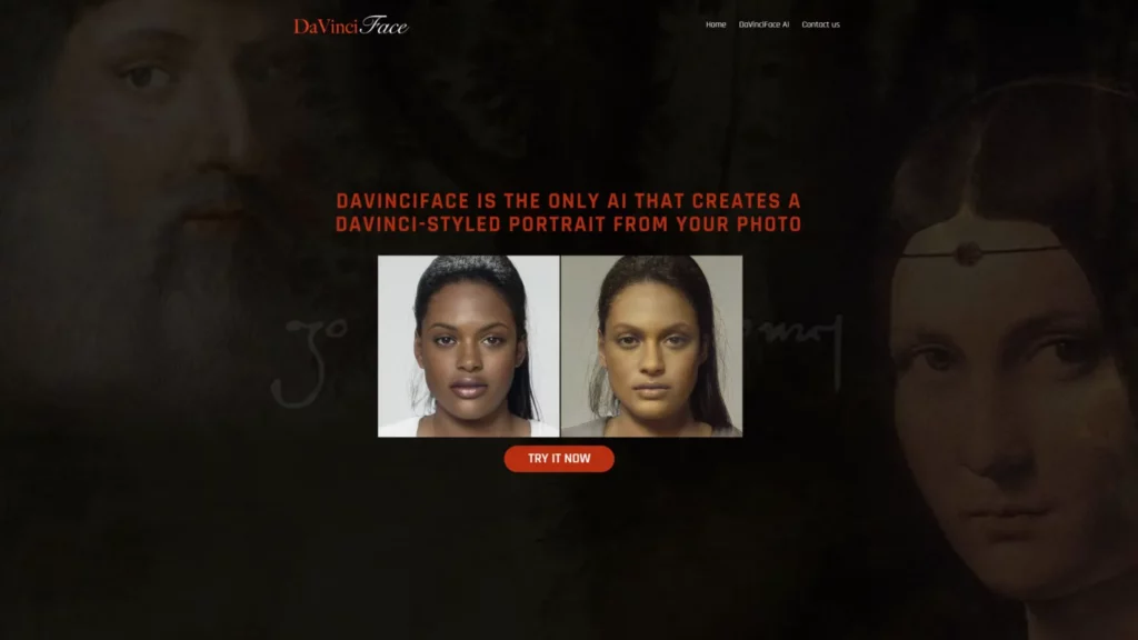 davinciface website