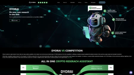 dyorai: your personal crypto research assistant website