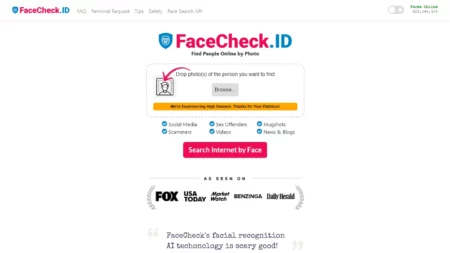 facecheck id website