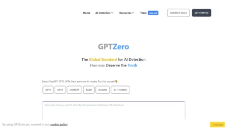 gptzero website
