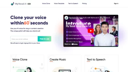 myvocal ai website