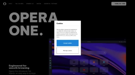 opera one browser website