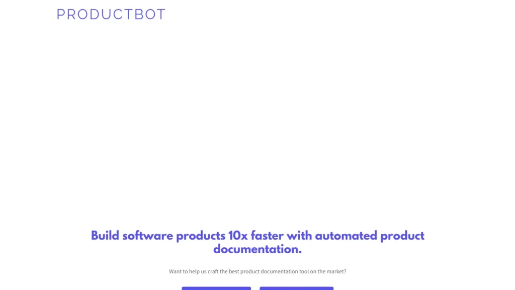 product bot ai website