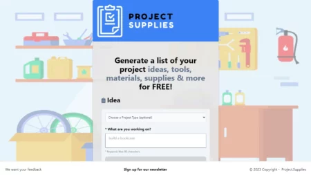 project.supplies website