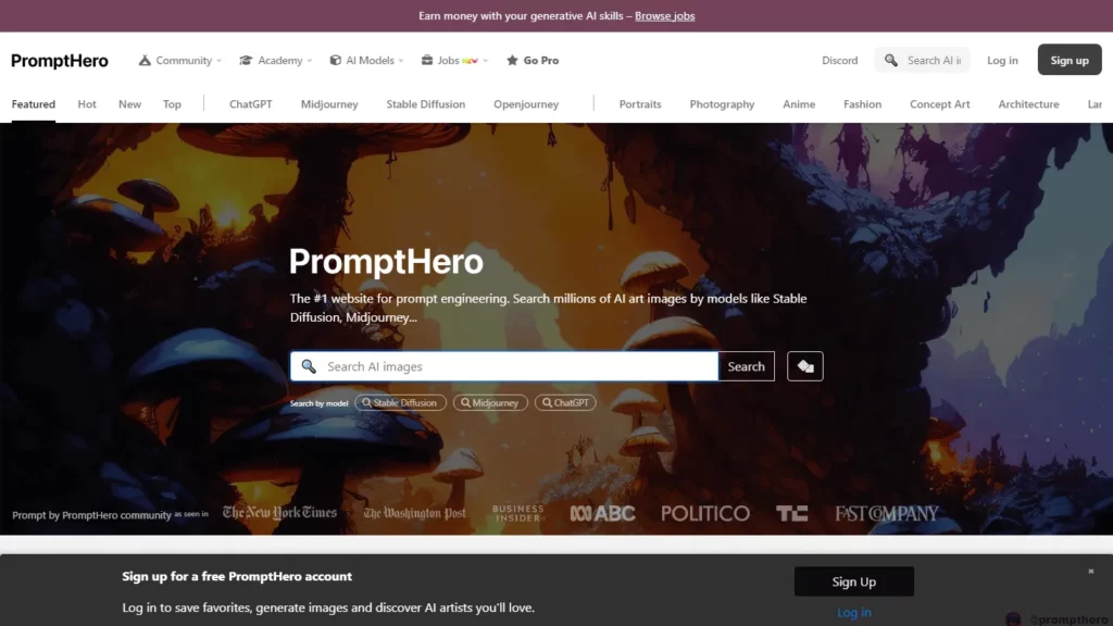 prompthero website