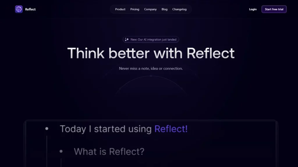 reflect ai website