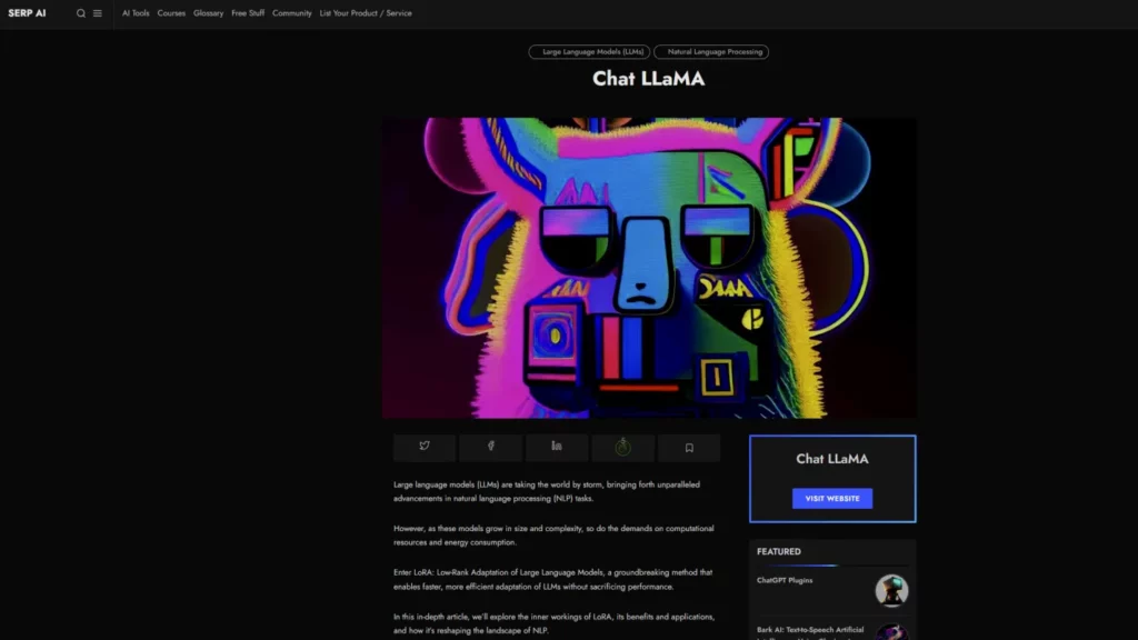 chat llama website