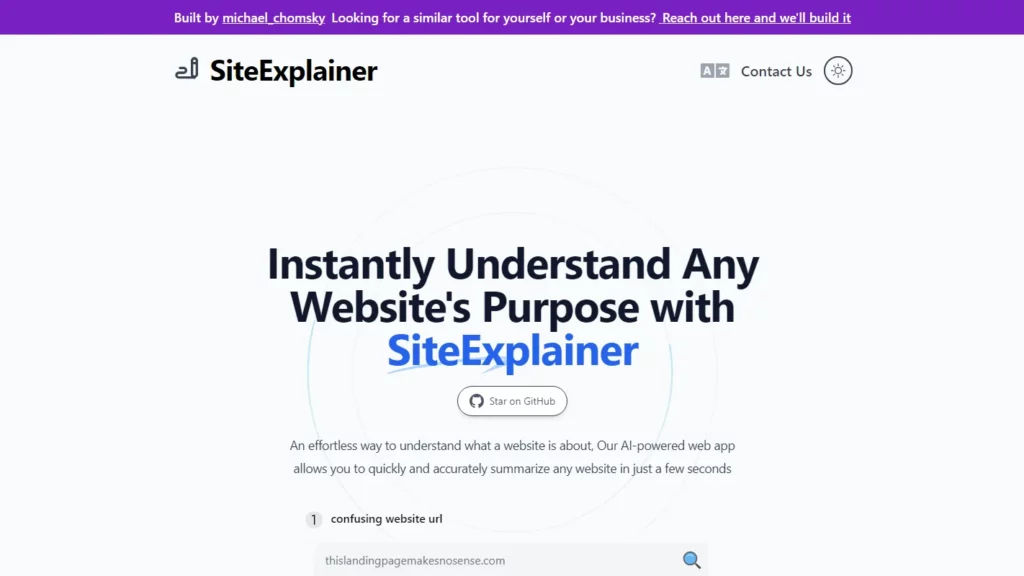 siteexplainer website