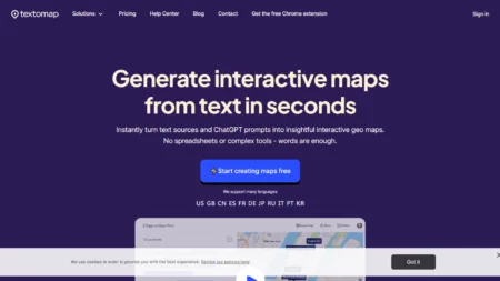 textomap website