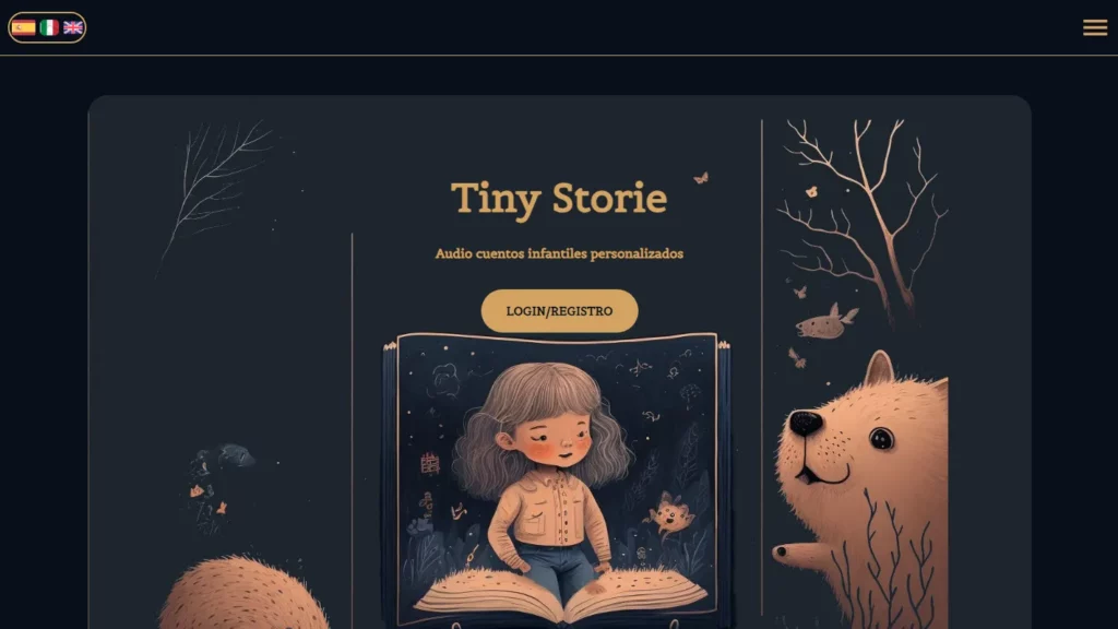 tiny storie website