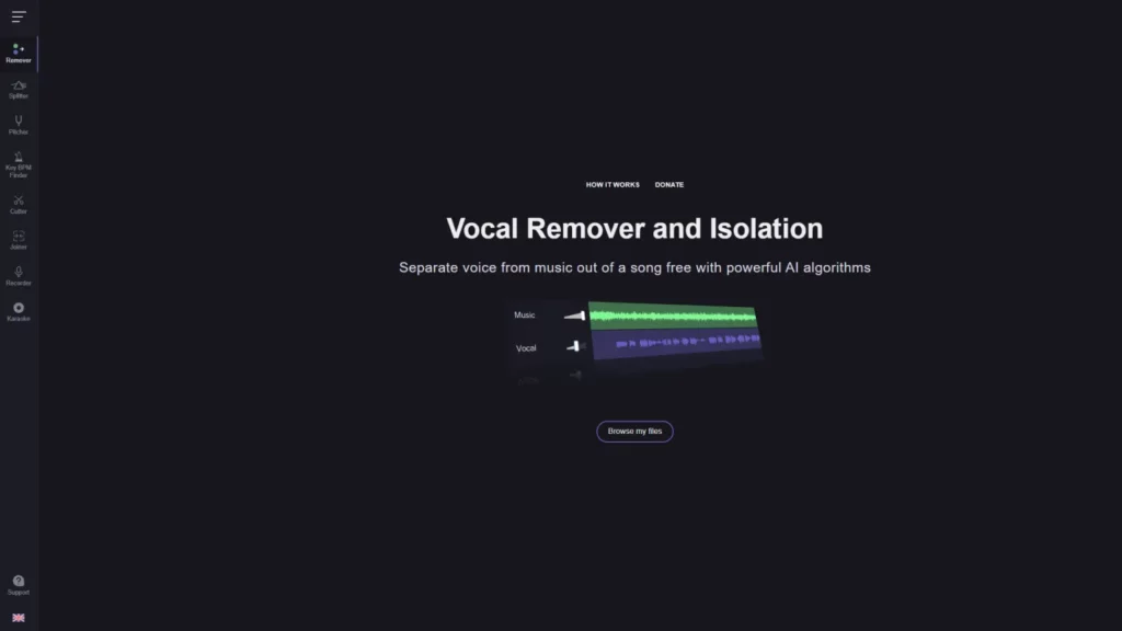 vocal remover website