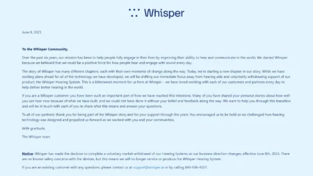 whisper ai website