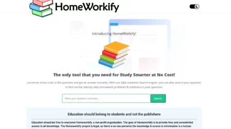 homeworkify website