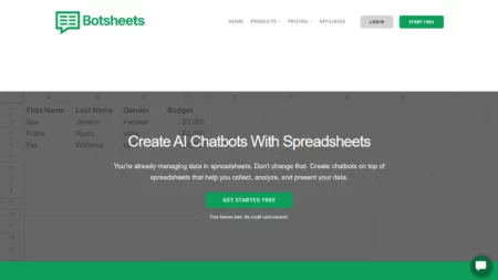 botsheets website