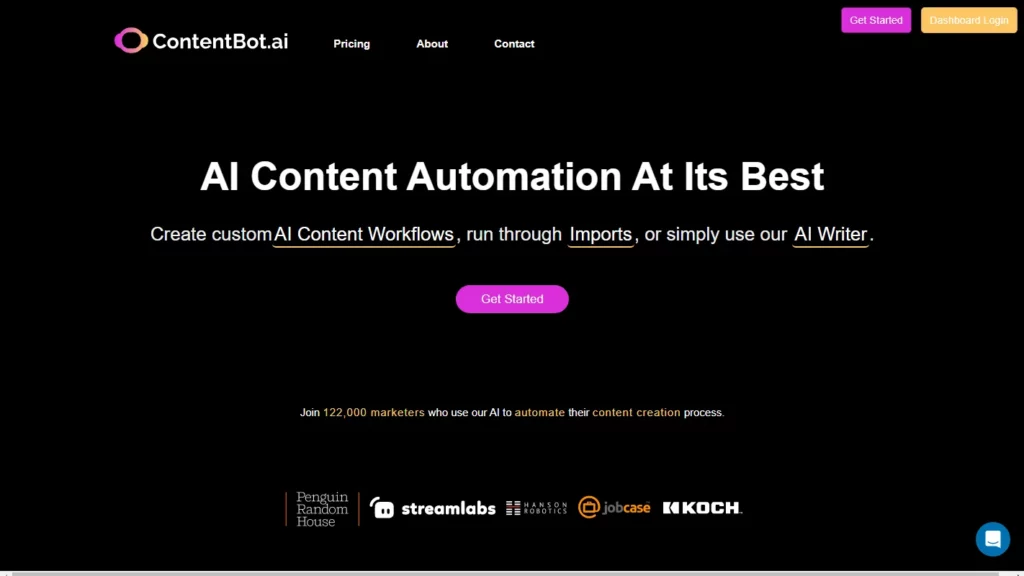contentbot website