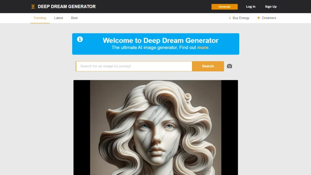 deep dream generator website