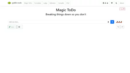 magic todo website