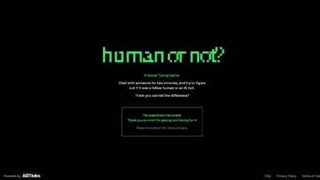 human or not website