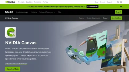 nvidia canvas website