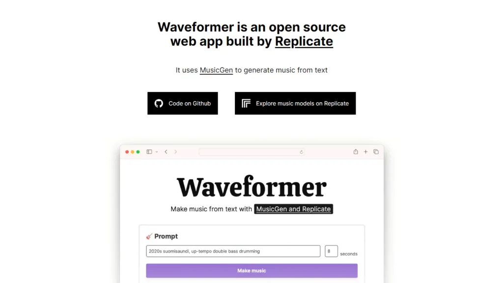 waveformer website
