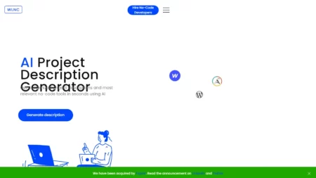 project description generator website