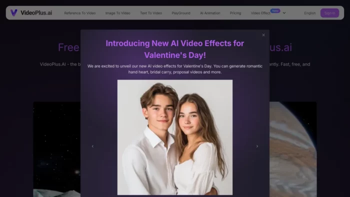 Image To Video AI Generator - VideoPlus.ai Website