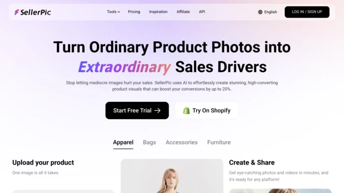 SellerPic AI Website