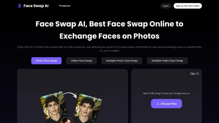 AI Face Swap Pro Website