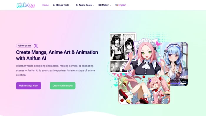 Anifun AI Website