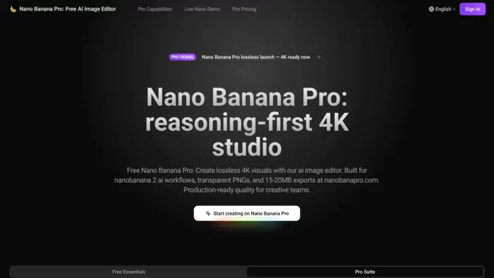 Nano Banana Pro Website