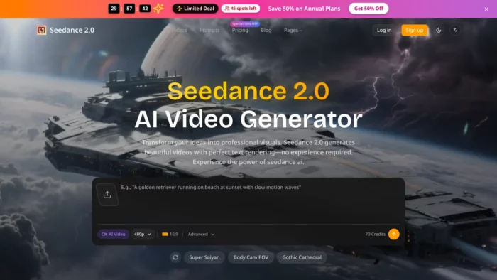 Seedance 2.0 Net Website