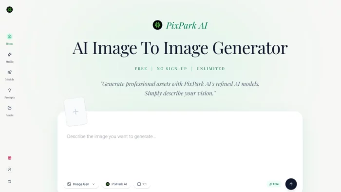 PixPark AI : Free AI Image Editor Website